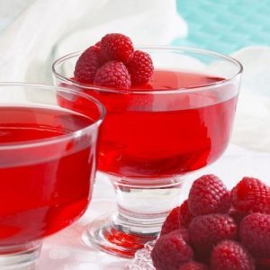 raspberry keto jello