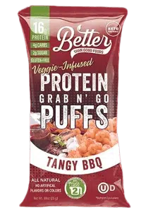 Tangy BBQ Protein Puffs keto snack